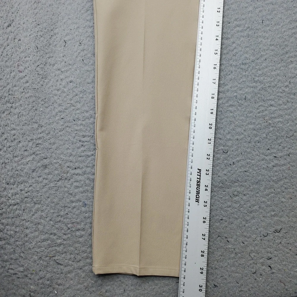 Dunning Golf Chino Pants Mens 32/30 Tan Performance Stretch Quick Dry D7S21P068